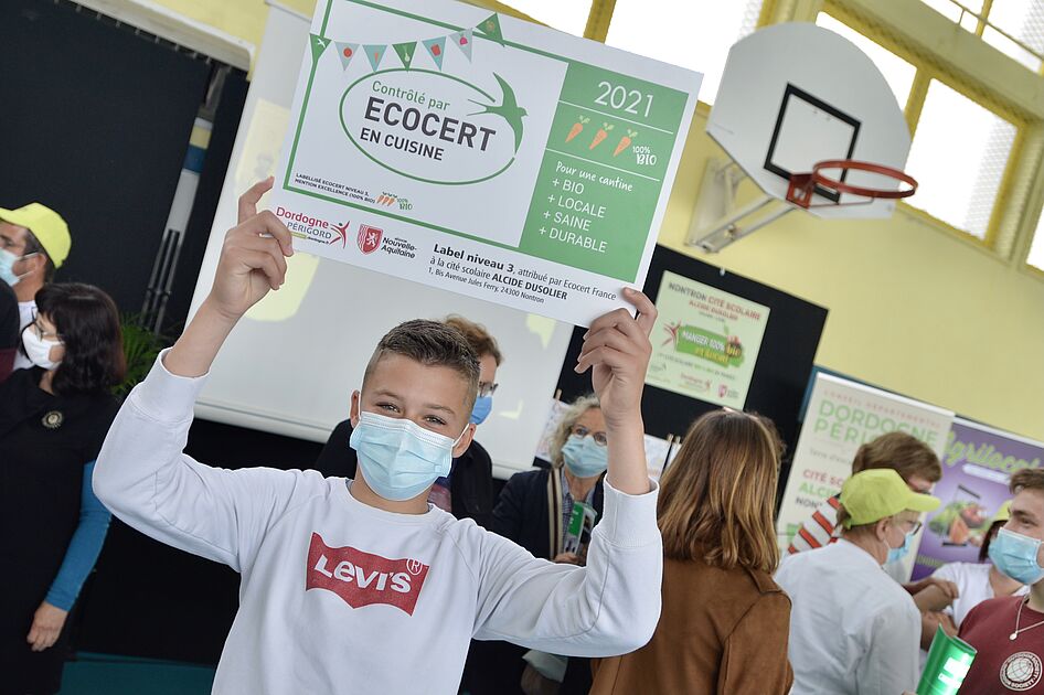 Alcide Dusolier à Nontron labellisée première cité scolaire 100% Bio et