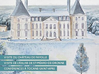 Affiche 2026 représentant le Château de Fayolle